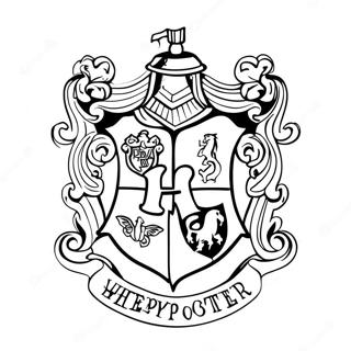 Page A Colorier Du Blason De La Maison Harry Potter 39577-32848