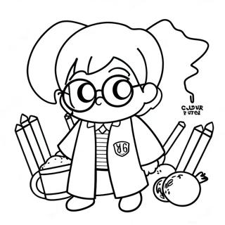 Harry Potter Chibi Pages À Colorier