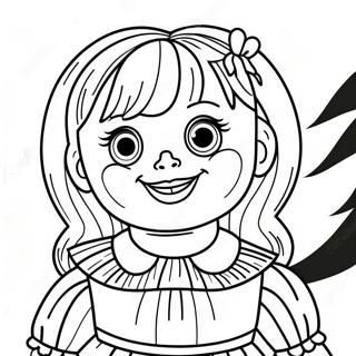 Page A Colorier De La Poupee Annabelle Effrayante 39668-32921