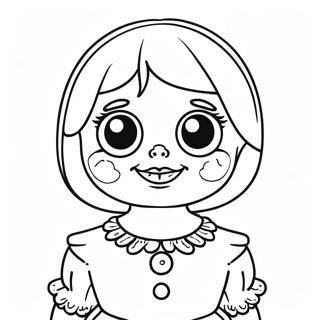 Page A Colorier De La Poupee Annabelle Effrayante 39668-32922