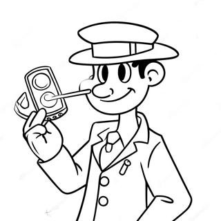 Inspecteur Gadget Pages À Colorier