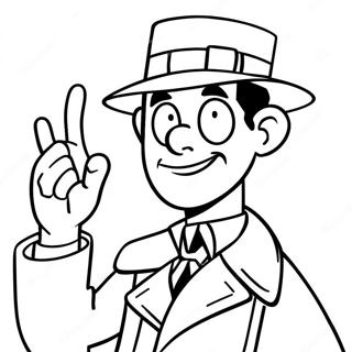 Page A Colorier Inspecteur Gadget Avec Son Bras Gadget 39688-32935