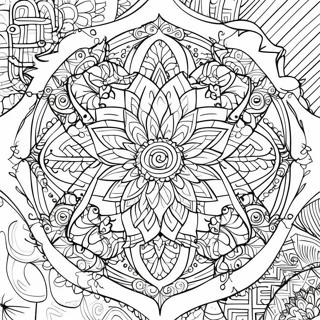 Page A Colorier De Mandala De Geometrie Sacree 39747-32975