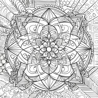 Page A Colorier De Motifs De Geometrie Sacree Complexes 39748-32980