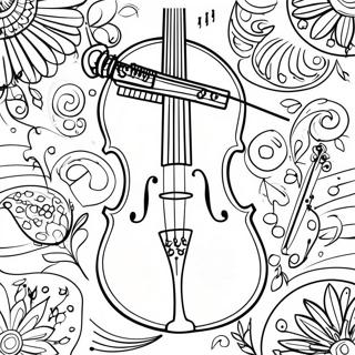 Violon Pages À Colorier