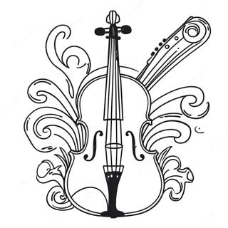 Page A Colorier Violon 39757-32986