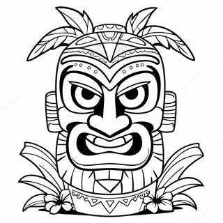 Tiki Pages À Colorier