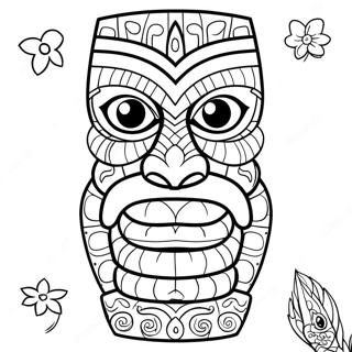 Page A Colorier Tiki 39767-32991