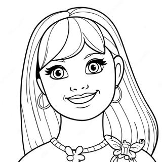 Barbie Skipper Pages À Colorier