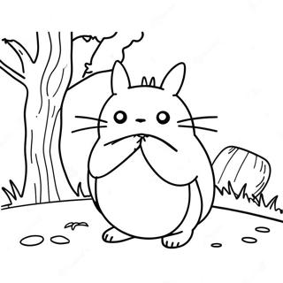 Totoro Pages À Colorier