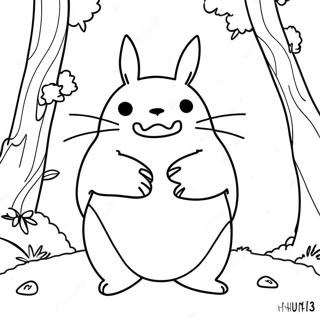 Page A Colorier De Totoro 3980-3219