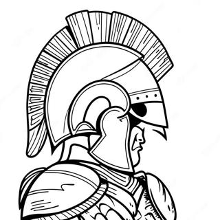 Page A Colorier De La Mascotte Des Spartans De Letat Du Michigan 39878-33084