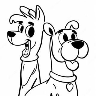 Page A Colorier Scooby Doo Et Shaggy Groovy 39918-33122