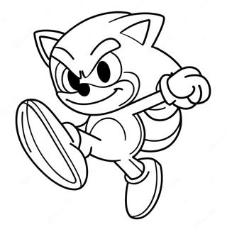 Page A Colorier De Sonic Le Herisson Courant Vite 3991-3230