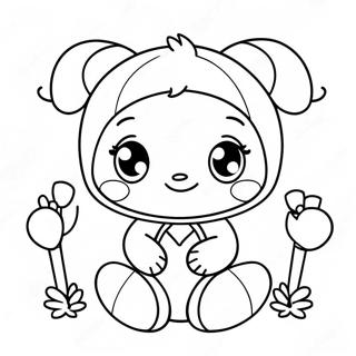 Page A Colorier Personnages Sml Mignons 39958-33155