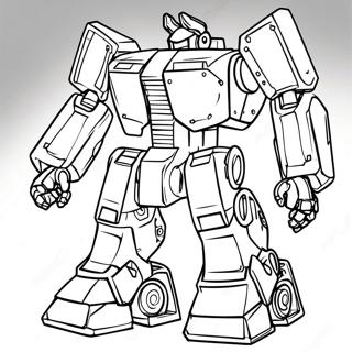 Page A Colorier Mecha Builders 40067-33231