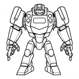 Page A Colorier Mecha Builders 40067-33232