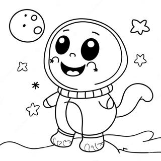 Page A Colorier Personnage Mignon Au Dessus De La Lune 40078-33254