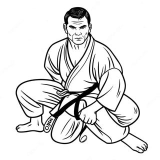 Page A Colorier Jiu Jitsu 40107-33262