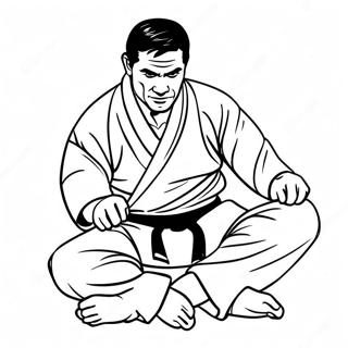 Page A Colorier Jiu Jitsu 40107-33263