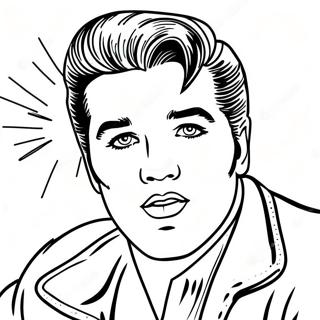 Elvis Pages À Colorier