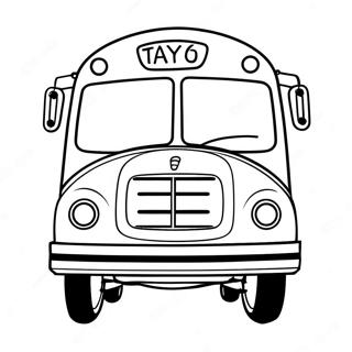 Page A Colorier Tayo Le Petit Bus 40127-33278