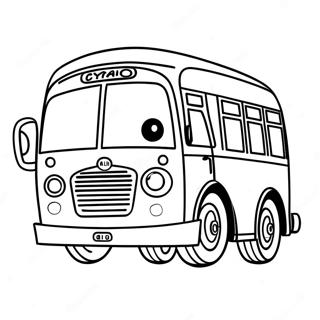 Page A Colorier Tayo Le Petit Bus 40127-33279