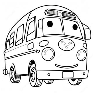 Page A Colorier Tayo Le Petit Bus 40127-33280