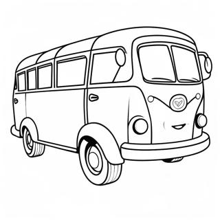 Tayo Le Petit Bus Avec Des Amis Page A Colorier 40128-33282