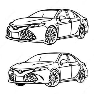 Toyota Camry Pages À Colorier