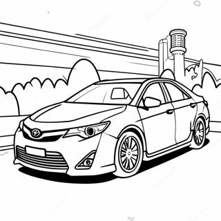 Toyota Camry Page A Colorier 40157-33306