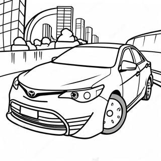 Toyota Camry Page A Colorier 40157-33308