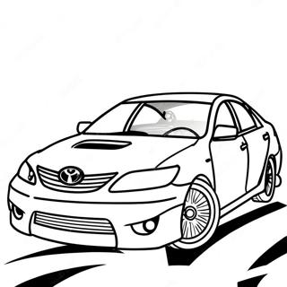 Toyota Camry Sportive Page A Colorier 40158-33302