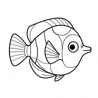 Dessin A Colorier De Dory Facile 40287-33402