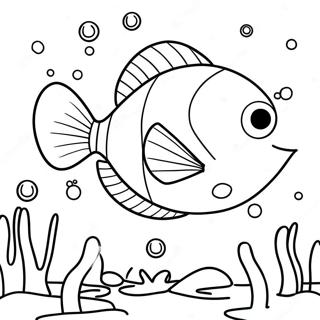 Dessin A Colorier De Dory Sous Marin Mignon 40288-33409