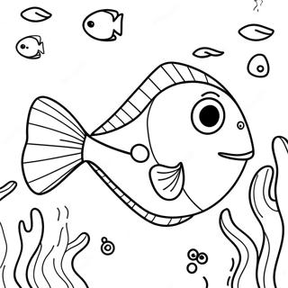 Dessin A Colorier De Dory Sous Marin Mignon 40288-33410