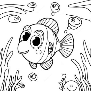 Dessin A Colorier De Dory Sous Marin Mignon 40288-33411