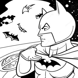 Page A Colorier De Batman Dans Lespace Parmi Nous 40398-33495