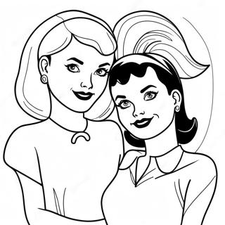 Betty Et Veronica Pages À Colorier