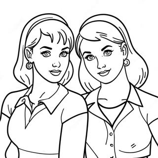 Page A Colorier De Betty Et Veronica 40407-33500