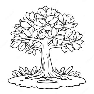 Page A Colorier Arbre Magnolia Dans Le Mississippi 40488-33562