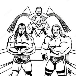 Page A Colorier Match De Championnat Wwe 40498-33567