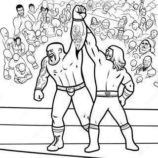 Page A Colorier Match De Championnat Wwe 40498-33568