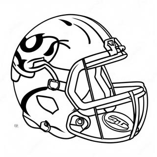 Logo Des Cincinnati Bengals Pages À Colorier