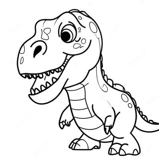 Page A Colorier De T Rex 40607-33651