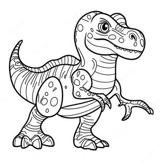 Page A Colorier De T Rex 40607-33652