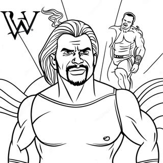 Page A Colorier Hilarante De La Wwe 40657-33691