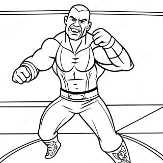 Page A Colorier Hilarante De La Wwe 40657-33692