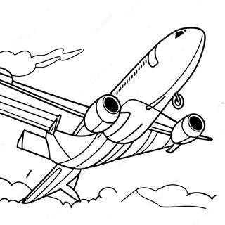 Page A Colorier Airbus A320 En Vol 40769-33771