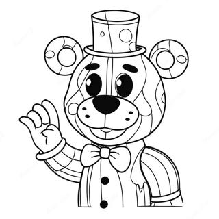 Freddy De Funtime Pages À Colorier